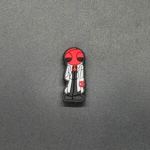 (5/$15) Red Rainbow Friend Croc Charm